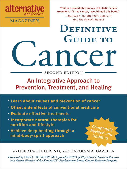 Title details for The Definitive Guide to Cancer by Lise N. Alschuler - Wait list